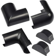 D-Line Black 2x1in Cord Cover Accessory Multipack