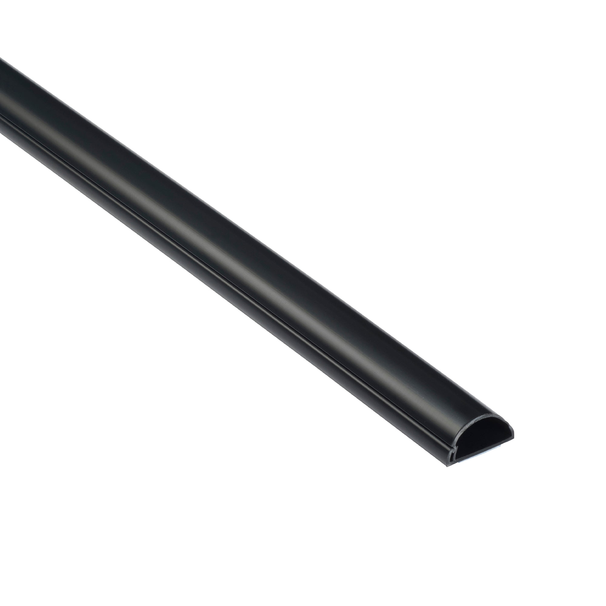 Fleming Supply 5-Piece J-Channel Cord Concealer Kit - Black