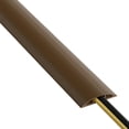 thumbnail image 1 of D-Line Brown Floor Cable Protector, 0.63x0.31in Cord Cavity, 6ft Length, 1 of 5