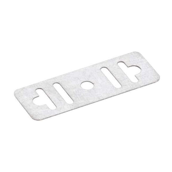 D-Line Cable Clip, Stainless Steel, Natural, 56 mm L, 100 PK SAFEDFCLIP30/100