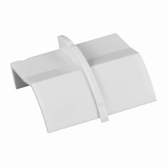 End Cap, 1 1/4 in L, PVC, White CP22QSW