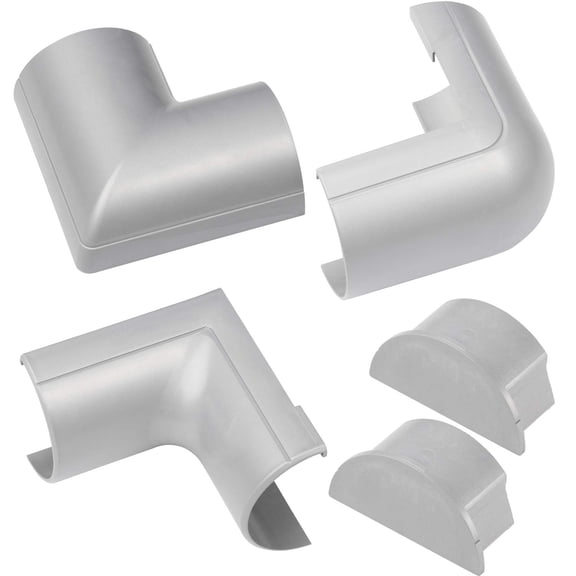 D-Line Gray 2x1in Cord Cover Accessory Multipack