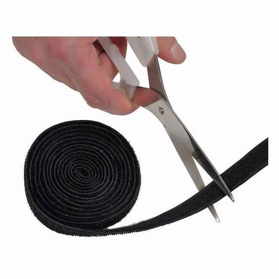 Cable Tie, 4 ft L, Variable Max Bundle Dia., Black, Nylon, 22 lb Strength US/CTTAPE1.2B