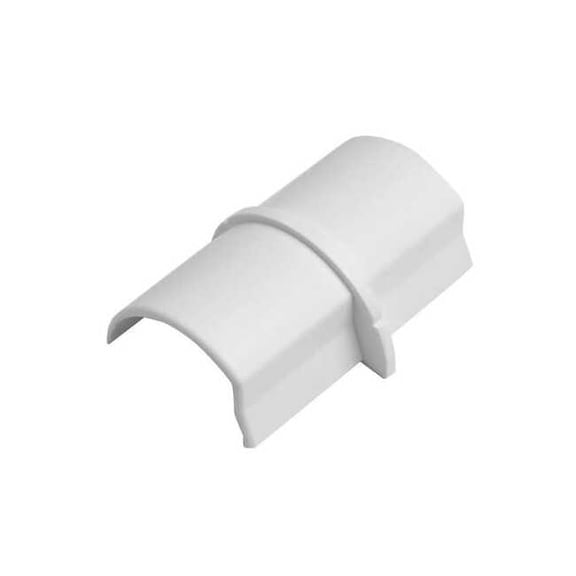 D-line ABS Connector For Use With Half Round Mini Series Raceway, White