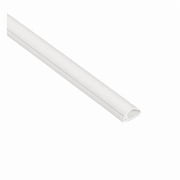 Cover Plate Raceway, Micro Series, 1 Channel, 5/8 in W, 5/16 in H, 79 in L, White