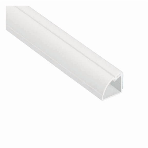 Raceway, Quarter Round, 6 ft. 6 In, White US/R2D22QSW/GR