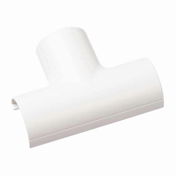 D-Line Tee, 2 in L, PVC, White FLET2010W