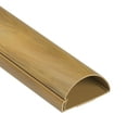 thumbnail image 1 of D-Line Wood-Effect Half Round Cord Cover, 2x1in, 39in Length, 1 of 8