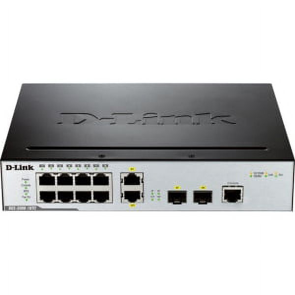 D-Link 10-Port Gigabit L2 Managed Switch w/ 2 Gigabit Combo BASE-T/SFP Ports