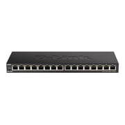 D-Link 16-Port Gigabit Desktop Switch - 16 Ports - 2 Layer Supported - 8.89 W Power Consumption - Twisted Pair - Desktop -