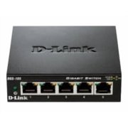 5-port D-Link DGS 105 - Switch - 5 x 10/100/1000 - desktop