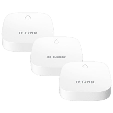 D-Link Battery-Powered Long-Range Water Sensor Add-on 3-Pk (DCH-S163/3)