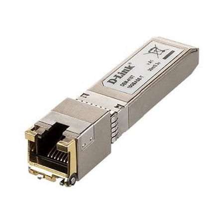 D-Link DEM 410T - SFP+ transceiver module - 10GbE - 10GBase-T - RJ-45 - up to 98 ft
