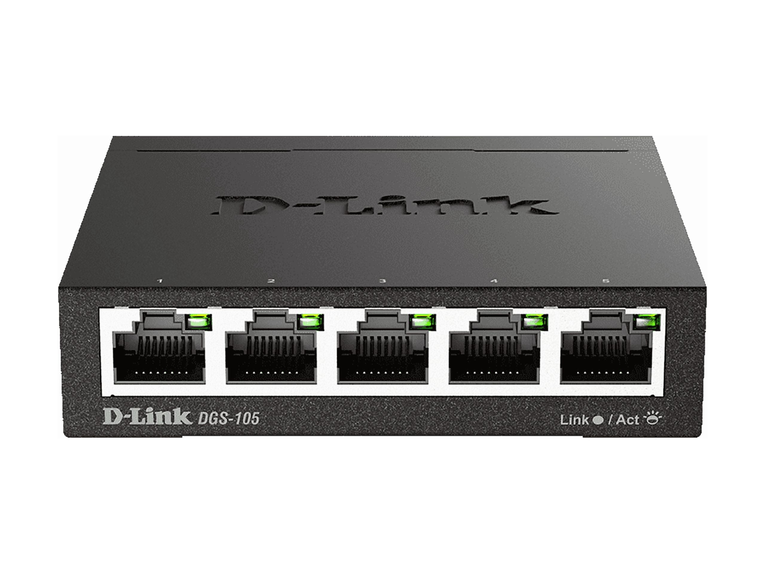 D-Link 5-Port Gigabit Desktop Switch - DGS-105