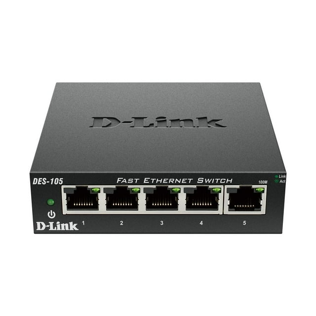 D-Link DGS-105 5 Port Gigabit Ethernet Desktop Switch