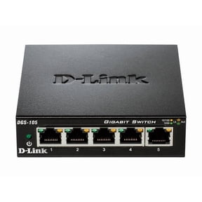 D-Link Switch 5-Port Gigabit Desktop Switch Metal Retail (DGS-105GL)