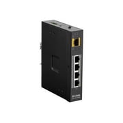 D-Link Industrial Gigabit Unmanaged PoE Switch with SFP Slot