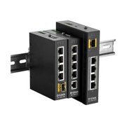 D-Link Industrial Gigabit Unmanaged Switch - 5 Ports - 2 Layer Supported - Twisted Pair - Desktop, DIN Rail Mountable, Wall Mountable