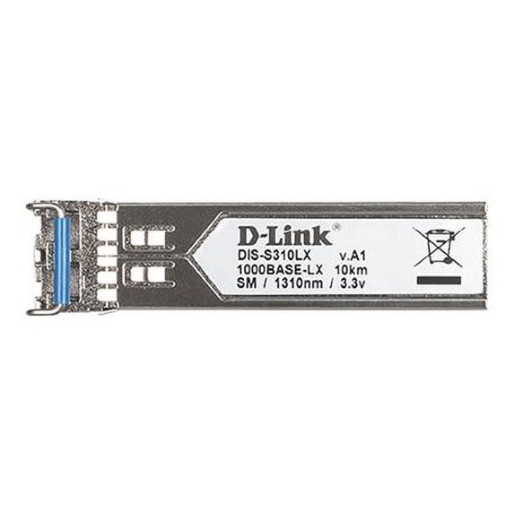 D-Link 1-port Mini-GBIC SFP to 1000BaseLX Single-Mode Fibre Transceiver - For Data Networking, Optical Network 1 1000Base-LX Network - Optical Fiber Single-mode - Gigabit Ethernet - 1000Base-LX