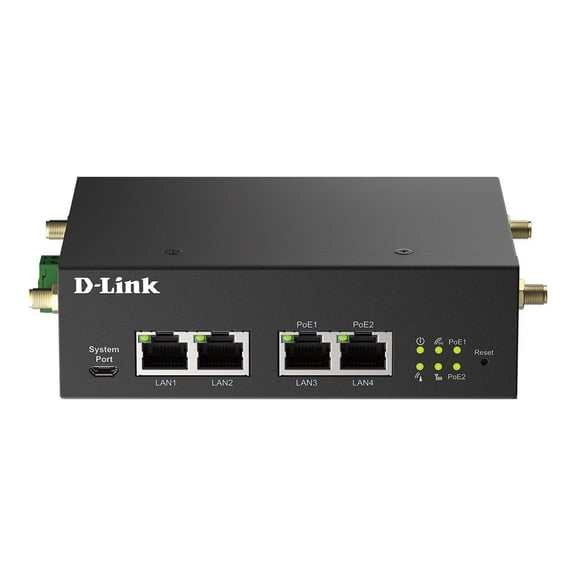 D-Link DWM-314-GP D-LINK 5G POE MODEM WITH 4 LAN PORTS, DUAL SIM SLOTS, AND RUGGED DESI