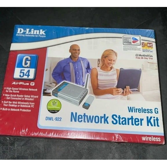 D-Link Dwl-922 54 Mbps 4-Port 10/100 Wireless G Router (Dwl-922/De)