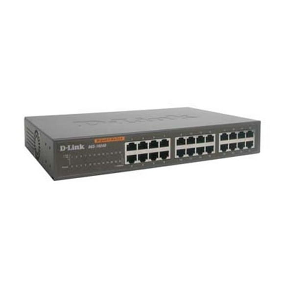 D-Link SWITCH 24-PORT 10/100/1000MBPS - BLACK