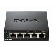 D-Link Switch 5-Port Gigabit Desktop Switch Metal Retail DGS-105GL