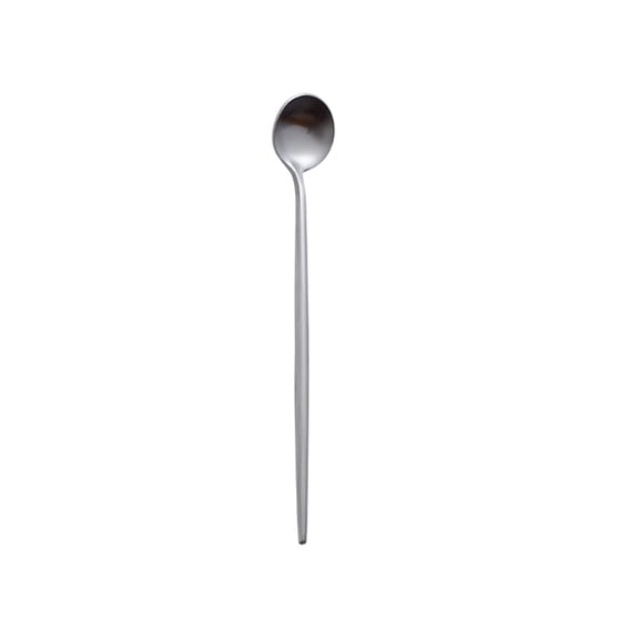 D Long Handle Stainless Steel Ice Cream Spoon For Stirring Beverages And Serving Frozen Treats Dishwasher Safe And Durable