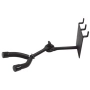 DLuca 5.5" Ukulele/Mandolin Holder, Adjustable Fits Slatwall And Peg Wall