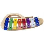 DLuca 8 Notes Rainbow Xylophone Glockenspiels with Music Cards