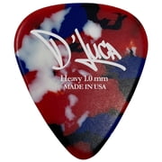 DLuca Celluloid Standard Guitar Picks Multi-Color 1.0mm Heavy 25 Pack