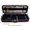 thumbnail image 1 of D'Luca Deluxe Oblong Heavy-Duty Viola Case With Hydrometer Fits 15” to 16.5”, 1 of 2