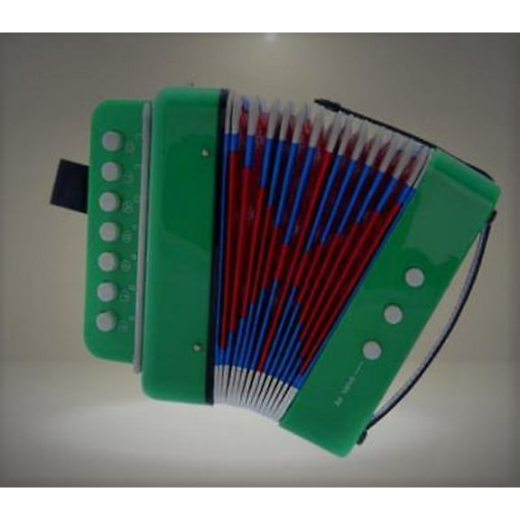 D'Luca G105-GR Child Button Accordion, Green