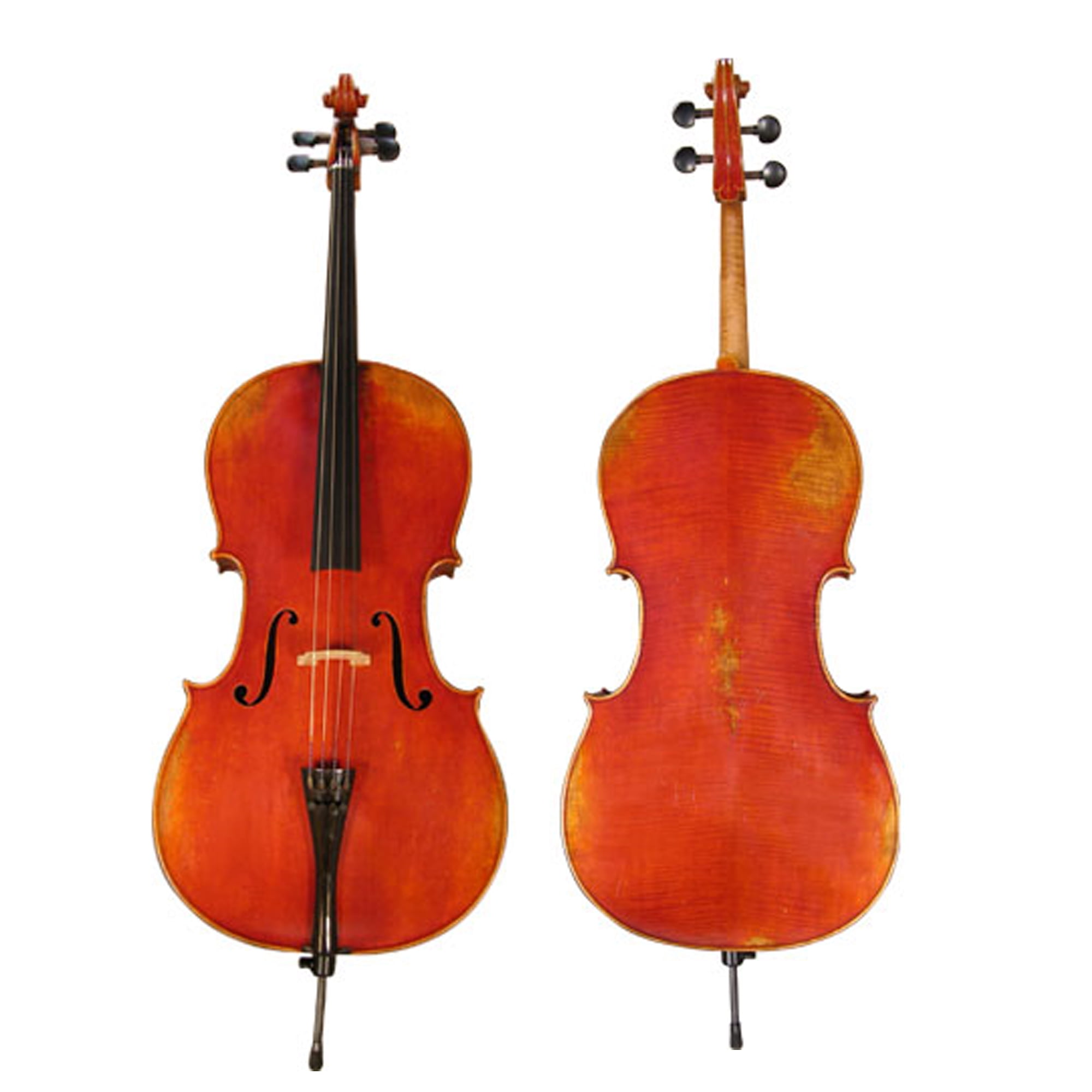 D’Luca Hand-Made French Antique Finish Ebony Cello Outfit, 3/4 Size