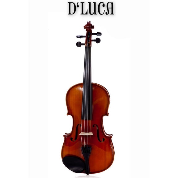 D'Luca Meister Ebony Fitted Beginner Violin Outfit 3/4
