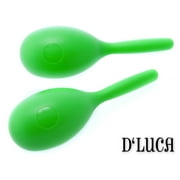 D Luca Percussion Green Fish Style Plastic Maraca