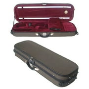 DLuca Pro Oblong Full Size 4/4 Violin Case With Hygrometer