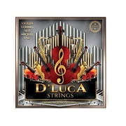 DLuca Stainless Steel Core Flat Nickel Wound with Ball End Violin String Set 3/4