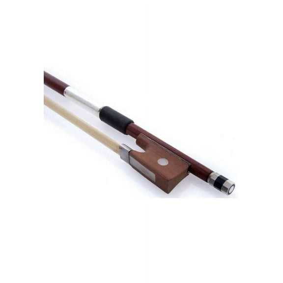 D'Luca Student Brazilwood Beginner Level Horsehair Viola Bow 14"