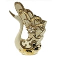 thumbnail image 1 of D'Lusso Designs Gold Peacock Vase, 1 of 2