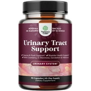 D Mannose Capsules for Urinary Tract Health - High Potency D-Mannose with Cranberry Juice Powder & Dandelion for Urinary Tract Health for Women Fast Acting Super Concentrated Cranberry - 90 Capsules