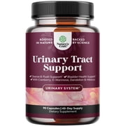 Natures Craft 1000mg D-Mannose and Cranberry Supplement, UT and Bladder Health Support, 90 Capsules