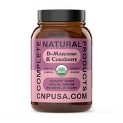 D-Mannose & Cranberry Capsules - 100 Capsules, 1040mg per serving for Urinary Tract Health and UT Flush