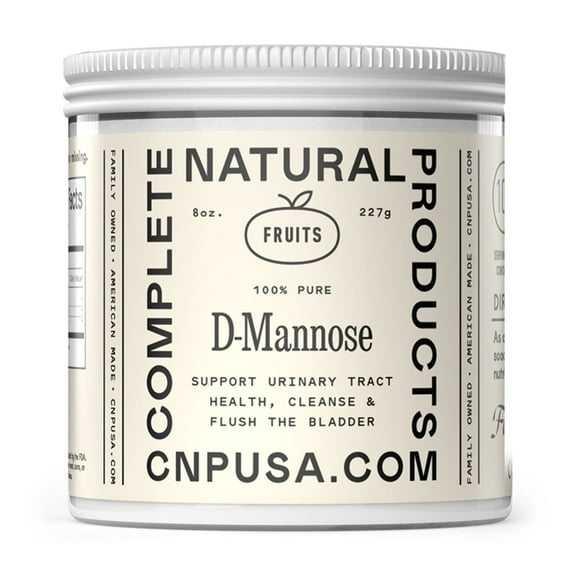 Pure D-Mannose Powder All Natural Supplement - 8oz Urinary Health, Vegan, Gluten-Free