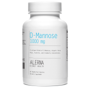 D-Mannose with Cranberry Extract 1000mg, Urinary Tract Health, Kidney Cleanse, 60 Vegetarian Capsules