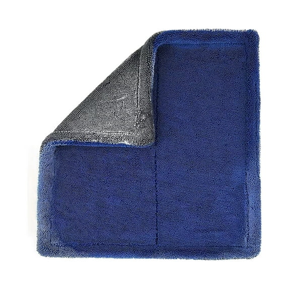 D Microfiber Towel Double Sided Different Color Car Wash Cloth Absorbent Scratch Free Style D 15.7 X 15.7 Inch