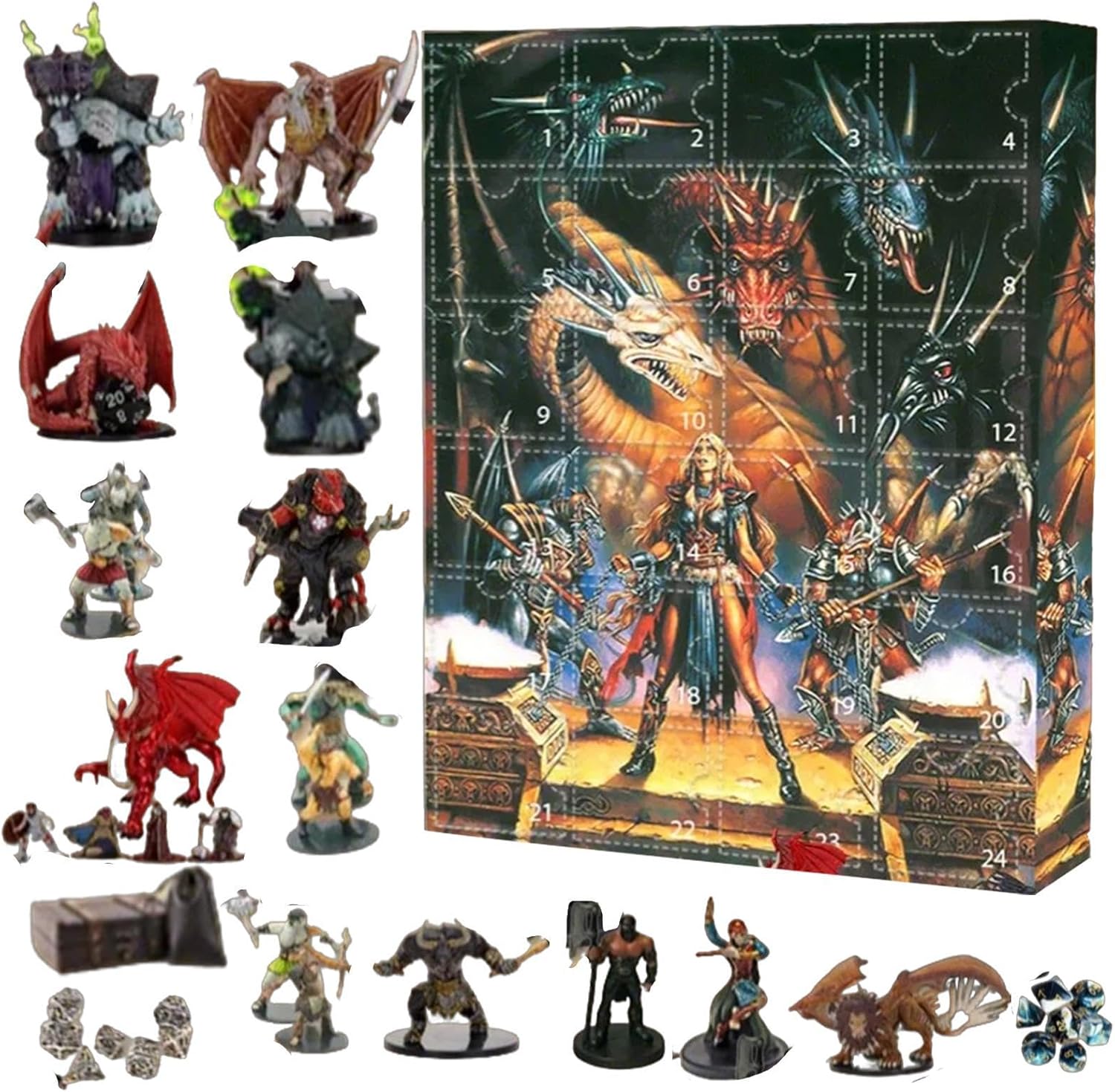 D.N.D Advent Calendar 2024, Dungeons Dragons Advent Calendar 2024, Toy