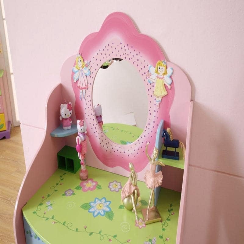 green emerald velvet dress Dressing Table, Fairy Tale Dream Of Little Princess 40 PSC