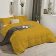thumbnail image 1 of D.N.G. BEDDINGS 1 Piece Boho Chic Pom Pom Comforter, All Season Down Alternative Bedding Comforter - (Full/Queen Size, Gold) 800 Thread Count, Egyptian Cotton., 1 of 6