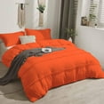 thumbnail image 1 of D.N.G. BEDDINGS 1 Piece Boho Chic Pom Pom Comforter, All Season Down Alternative Bedding Comforter - (King/California King Size, Orange) 800 Thread Count, Egyptian Cotton., 1 of 6